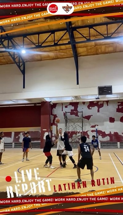 Latihan UKM Basket